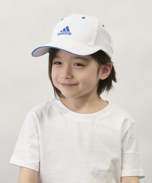 Adidas(アディダス)/adidas BOYS LM CAP/ホワイト