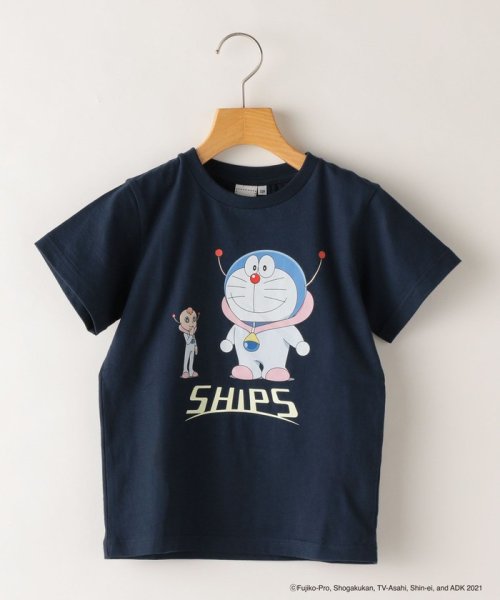 SHIPS KIDS(シップスキッズ)/SHIPS KIDS:＜映画ドラえもん のび太の宇宙小戦争（リトルスターウォーズ）2021＞TEE(145cm)/ネイビー