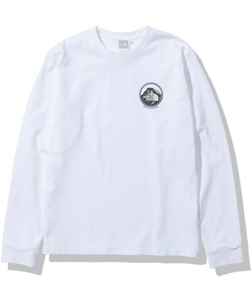 THE NORTH FACE(ザノースフェイス)/L/S HD ONE POINT T/ホワイト