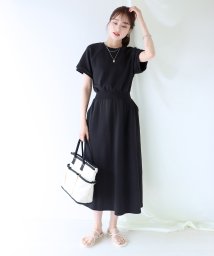 パフスリーブ半袖スウェットワンピース ブルーイースト Blueeast Magaseek
