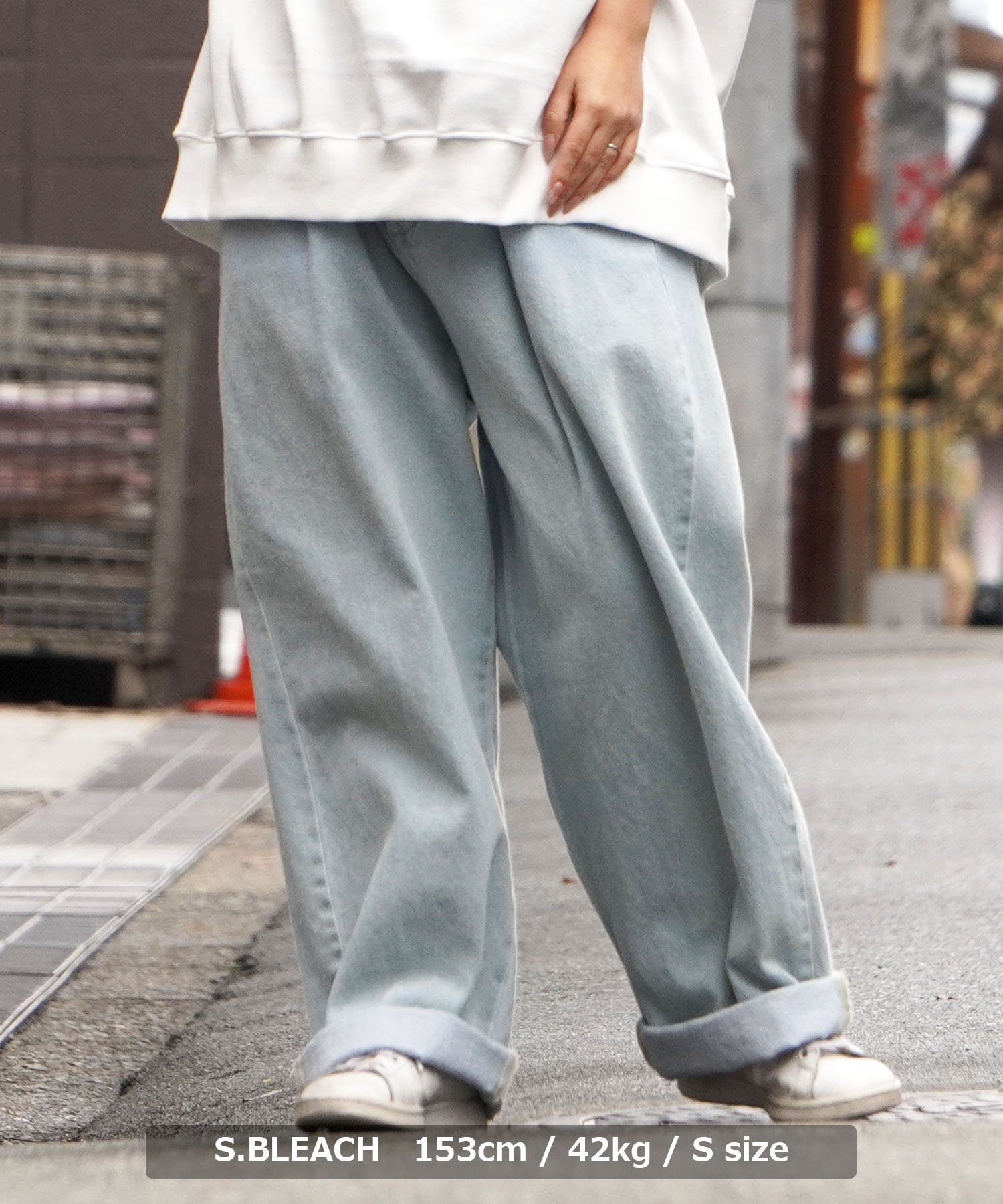 セール】ワイドパンツ メンズ デニム バルーンパンツ レディース