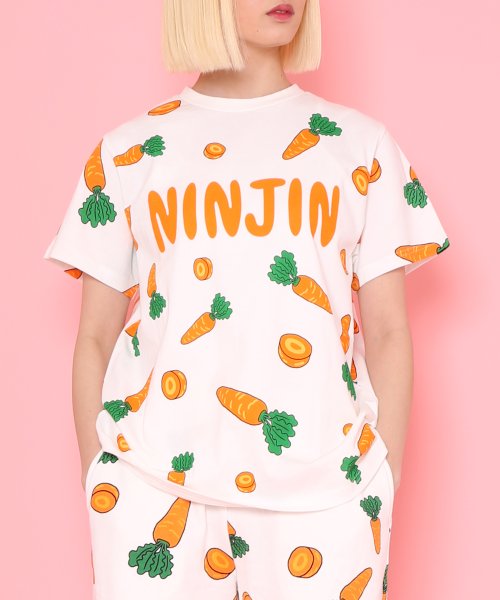 フード総柄tシャツ プニュズ Punyus Magaseek フード総柄tシャツ プニュズ Punyus Magaseek