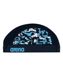 arena (アリーナ)/デジタランドデザイン メッシュキャップ/ブラック×ブルー