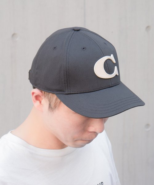 COACH(コーチ)/【Coach(コーチ)】COACH コーチ Varsity C Cap ヴァーシティー f75703chrzz/Charcoal