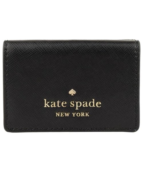 kate spade new york(ケイトスペードニューヨーク)/【kate spade new york(ケイトスペード)】kate spade new york ケイトスペード mcr tri fold wallet st/ブラック