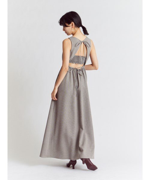 バックオープンフレアワンピース レディースファッション 阪急百貨店公式通販 Hankyu Fashion