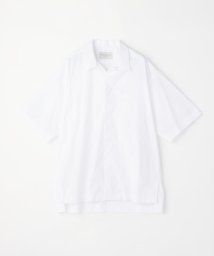 TOMORROWLAND MENS(TOMORROWLAND MENS)/コットンポプリン オープンカラー半袖シャツ/11ホワイト