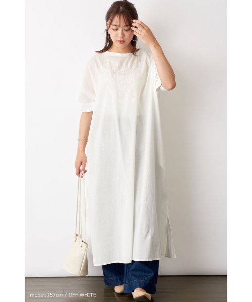 セール 光沢刺繍ワンピース ファナカ Fanaka Magaseek