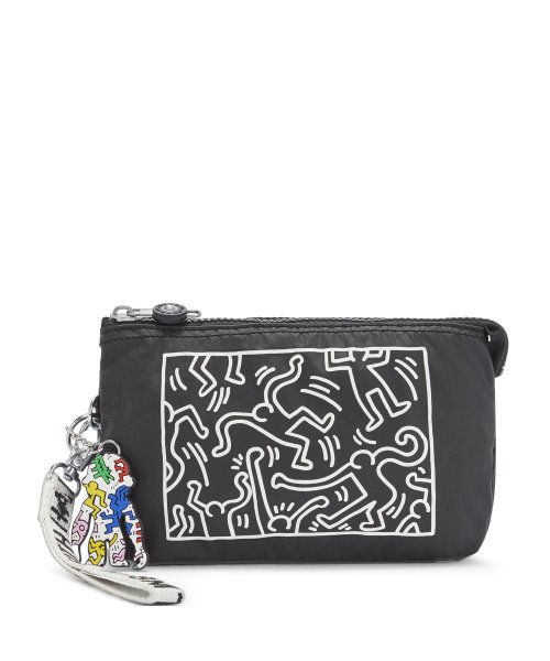 KIPLING(キプリング（公式）)/【正規輸入品】 Keith Haring CREATIVITY XL ポーチ/ブラック