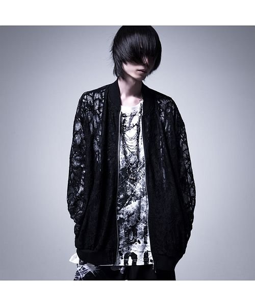 Civarize オーバーサイズデザインブルゾン ブルゾン Ma 1 ビッグ 総柄 ヴィジュアル系 V系 Ma1 長袖 メンズ ファッション シヴァーライズ Civarize Magaseek