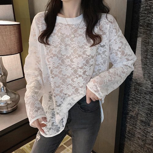 セール シースルーレーストップス 花柄 春 ミニミニストア Miniministore Magaseek