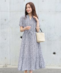 セール 接触冷感 無地 アソート花柄ワンピース ブルーイースト Blueeast Magaseek