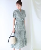 BLUEEAST/アソート花柄＆リーフ柄ワンピース/504035742