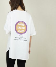 Fizz(フィズ)/【2021新作】サークルロゴプリント裾ラウンド半袖Tシャツ myke SS/オフホワイト