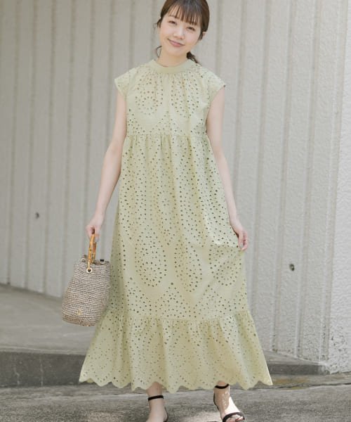 一部web限定カラー 2wayカットワークレースワンピース アーバンリサーチサニーレーベル Urban Research Sonny Label Magaseek