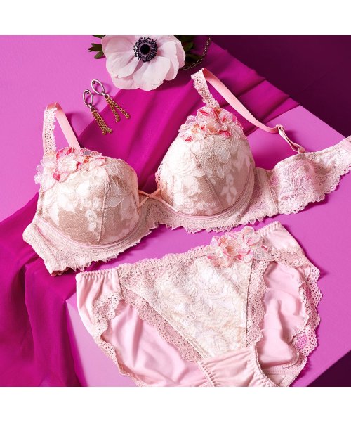 セール トリンププレミアム レッドレーベル0073 ブラジャー ライトピンク B E トリンプ Triumph Magaseek