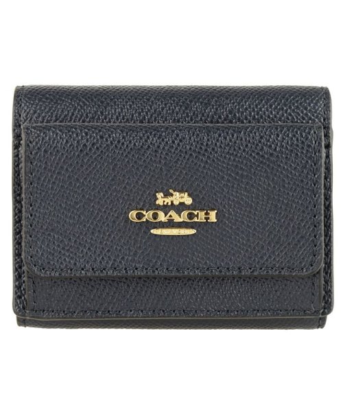 COACH(コーチ)/【Coach(コーチ)】Coach コーチ MINI TRIFOLD WALLET 85027gdbhpzz/ミッドナイトネイビー