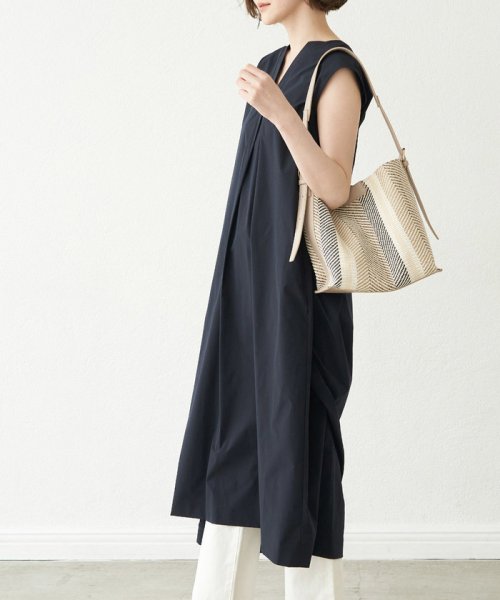 セール ロペピクニック Rope Picnic タイプライターバックタックワンピース Magaseek