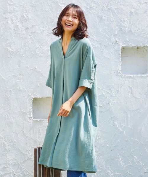 定番人気 リネンブレンド ワンピース Anyfam Anyfam Magaseek 定番人気 リネンブレンド ワンピース Anyfam Anyfam Magaseek