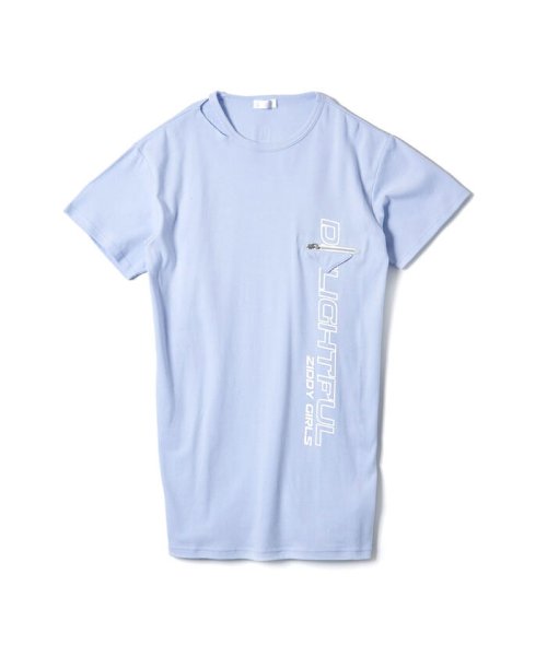 ZIDDY(ジディー)/BIG ロゴ Tシャツ ワンピース(130~160cm)/パープル
