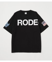 RODEO CROWNS WIDE BOWL(ロデオクラウンズワイドボウル)/メンズSLEEVE PATCH Tシャツ/BLK