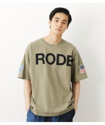 RODEO CROWNS WIDE BOWL(ロデオクラウンズワイドボウル)/メンズSLEEVE PATCH Tシャツ/KHA