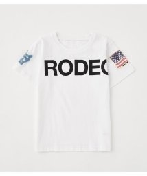 RODEO CROWNS WIDE BOWL(ロデオクラウンズワイドボウル)/キッズSLEEVE PATCH Tシャツ/WHT