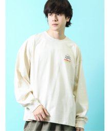 TAKA-Q(タカキュー)/【WEB限定】TOMOWAKA×AIRWALK 天竺クルーネック長袖Tシャツ/ホワイト