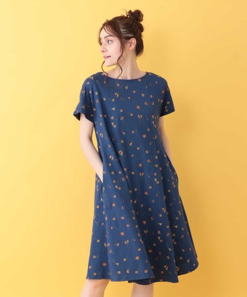 Aromas フラワー刺繍ワンピース ホコモモラ Jocomomola Magaseek