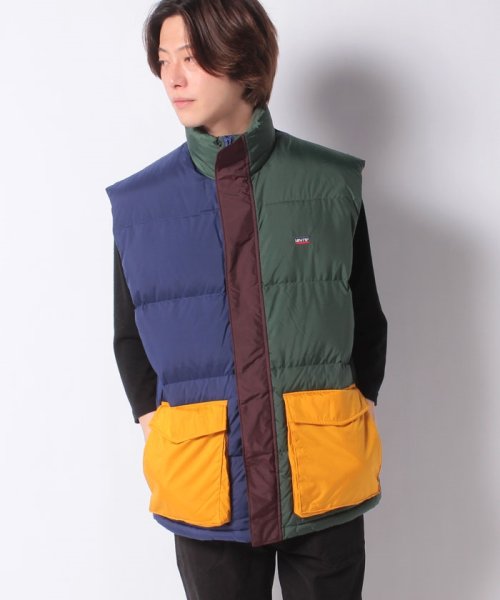 LEVI’S OUTLET(リーバイスアウトレット)/STAY LOOSE FILMORE VEST MULTI COLOR BLOC/マルチ