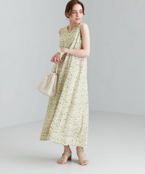 セール Off Ffc トライバル ペイント レースアップ ワンピース グリーンレーベルリラクシング Green Label Relaxing Magaseek