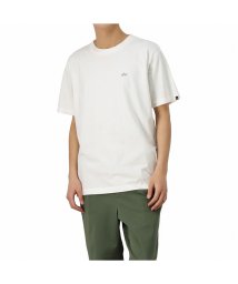 MAC HOUSE(men)(マックハウス（メンズ）)/ALPHA アルファ バックリフレクタープリント半袖Tシャツ TC1470－99/ホワイト