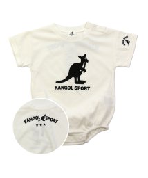 KANGOL(KANGOL)/KANGOL SPORT/半袖ロゴロンパース/ホワイト