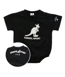 KANGOL(KANGOL)/KANGOL SPORT/半袖ロゴロンパース/ブラック