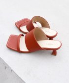 SHIPS WOMEN/スクエアヒールサンダル◇/504044113