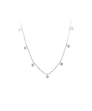 Gems by K/K10ホワイトゴールド 0.5ct ダイヤモンド ステーション ネックレス/504008103