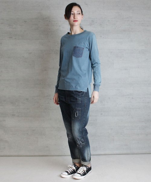 セール 54 Off リアルデニムポケットインディゴ染め長袖tシャツ ロングスリーブ 丸首 重ね着 春コーデ レディース カジュアル カットソー ビッグサイズ 体型カバー ビッグシ アットワン Atone Magaseek セール 54 Off リアルデニムポケットインディゴ染め長袖tシャツ ロングスリーブ 丸首 重ね着 春コーデ レディース カジュアル カットソー ビッグサイズ 体型カバー ビッグシ アットワン Atone Magaseek