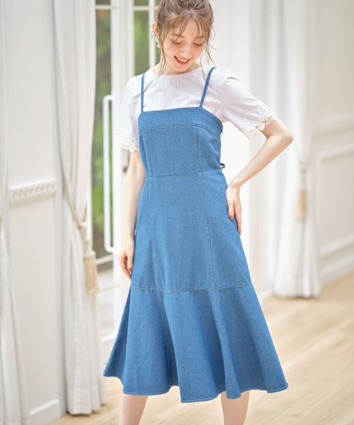 セール バックレースアップデザインデニムキャミワンピース トッコクローゼット Tocco Closet Magaseek セール バックレースアップデザインデニムキャミワンピース トッコクローゼット Tocco Closet Magaseek