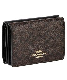 COACH(コーチ)/COACH コーチ 91806 三つ折り財布/ブラウン/ブラック