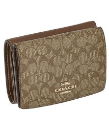 COACH(コーチ)/COACH コーチ 91806 三つ折り財布/ベージュ