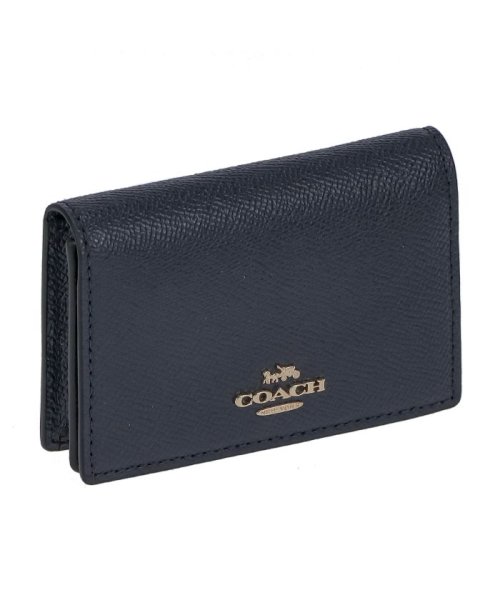 COACH(コーチ)/COACH コーチ 87731 名刺入れ/ネイビー