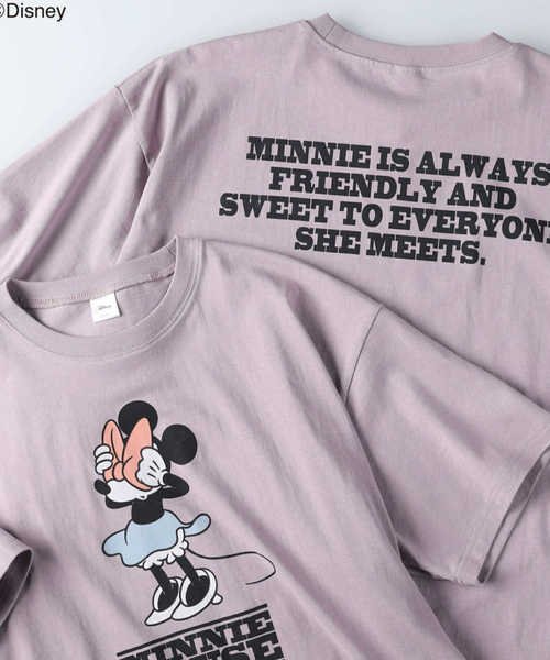 ディズニー プリントtシャツ ミッキー ミニー Disney Disney Magaseek