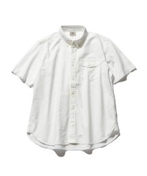 J.PRESS MENS(J．プレス　メンズ)/ガーメントダイ ショートポイント BDオックスシャツ/ホワイト系