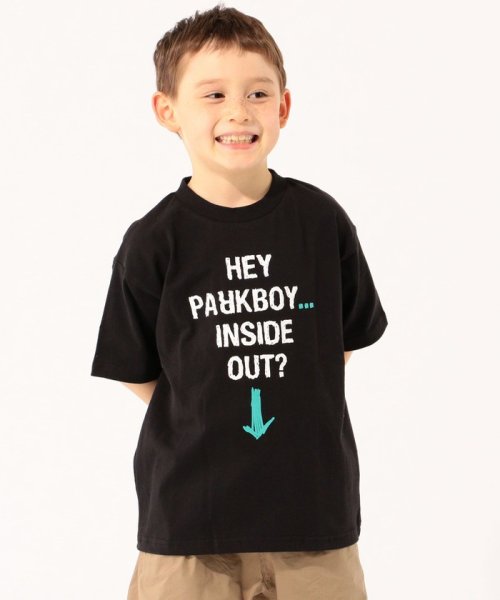 SHIPS KIDS(シップスキッズ)/THE PARK SHOP:INSIDE GHOST TEE(95～145cm)/ブラック