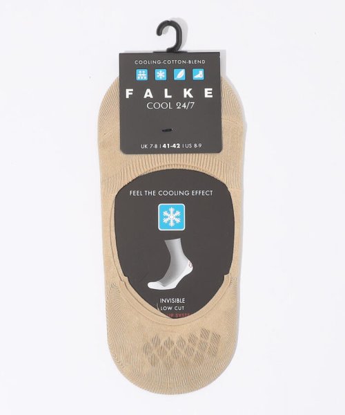 TOMORROWLAND GOODS(TOMORROWLAND GOODS)/FALKE コットン インビジブルソックス/45キャメル