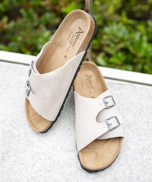 セール Web限定 Autenti 別注スエードシャワーサンダル ナノ ユニバース Nano Universe Magaseek