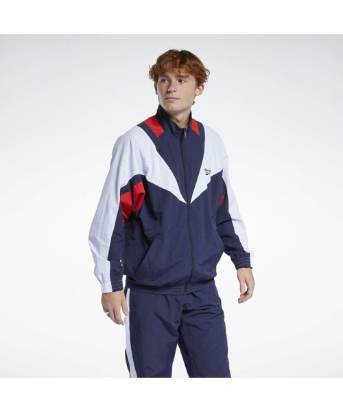 Reebok(リーボック)/クラシックス ツイン ベクター トラック ジャケット / Classics Twin Vector Track Jacket/ネイビー