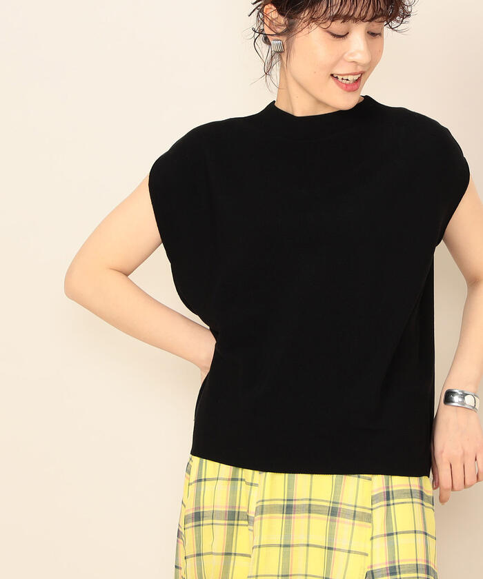 新品未使用【イエナ】上質素材ホールガーメント ノースリーブニット F