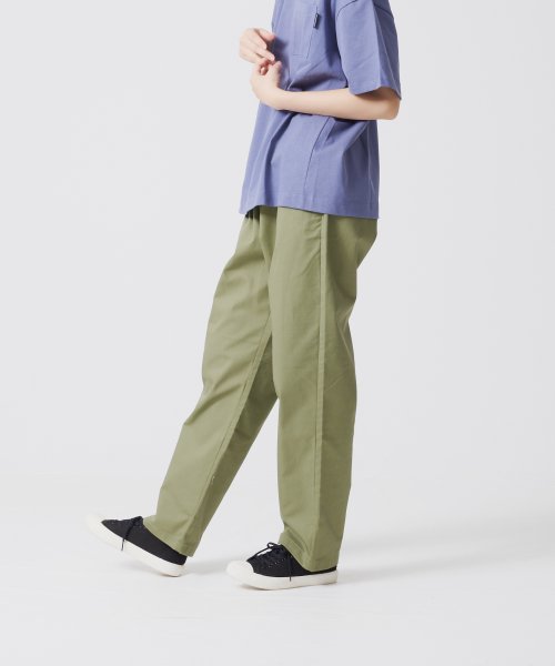 JEANS MATE(ジーンズメイト)/【DICKIES】シェフスタイル　ワークパンツ　ビッグフィット　ルーズシルエット/カーキ