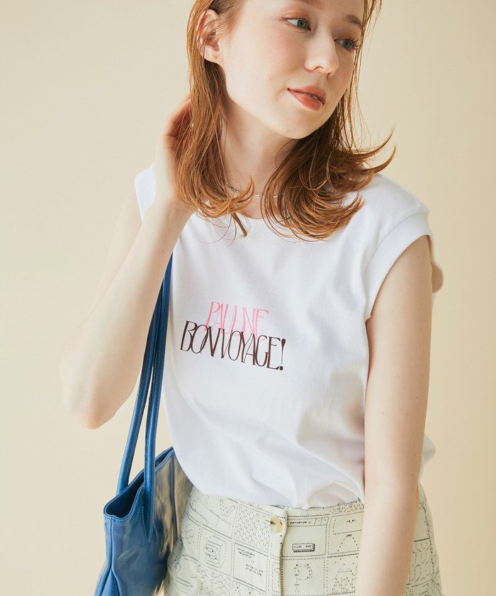セール 60 Off ボンボヤージュノースリーブtシャツ マドモアゼル ロペ Mademoiselle Rope Magaseek